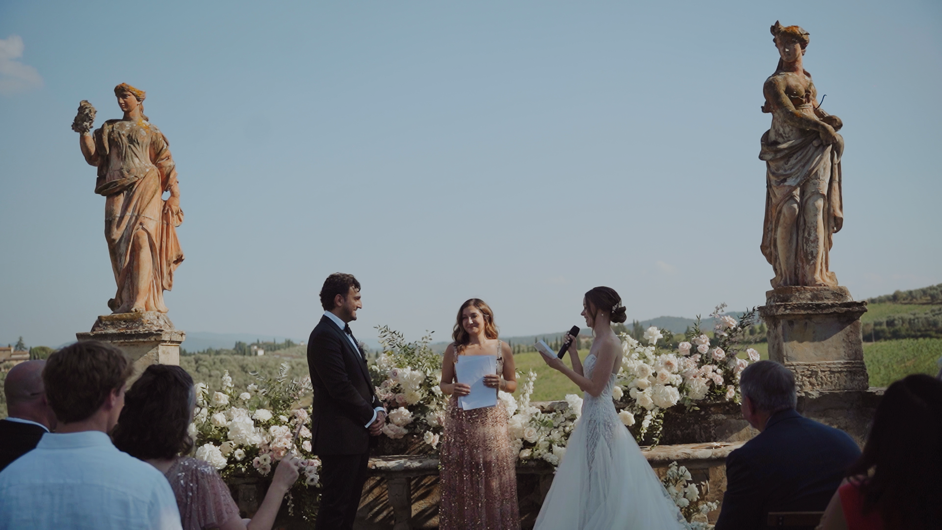 Film nuziale a Firenze presso Villa Corsini a Mezzomonte