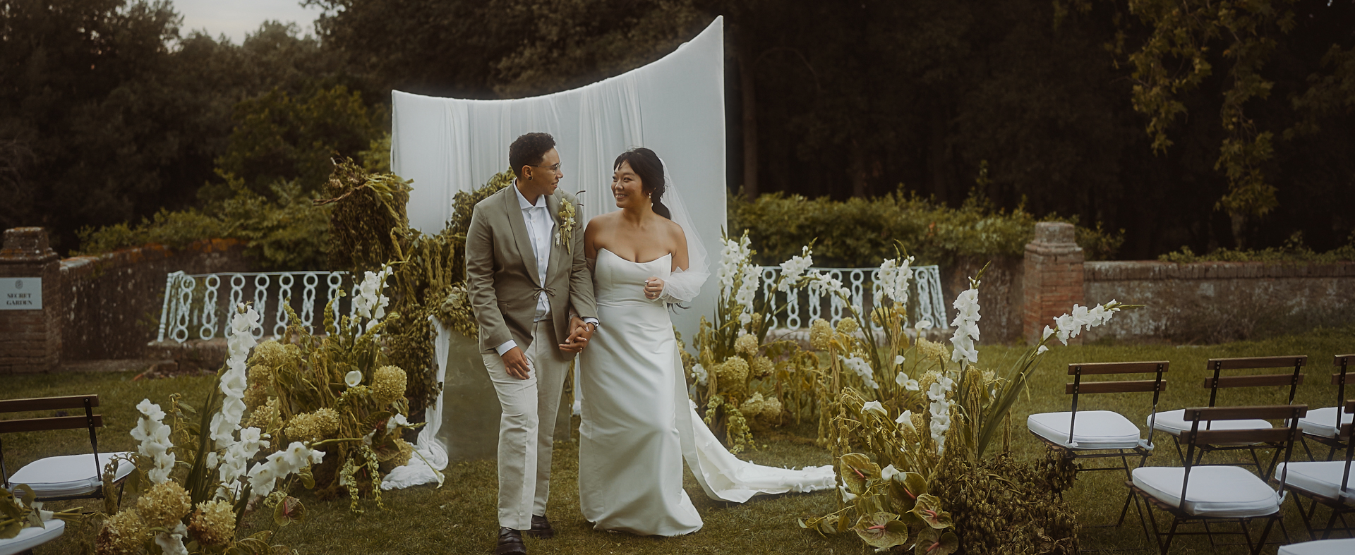 Villa Lena Tuscany destination wedding films